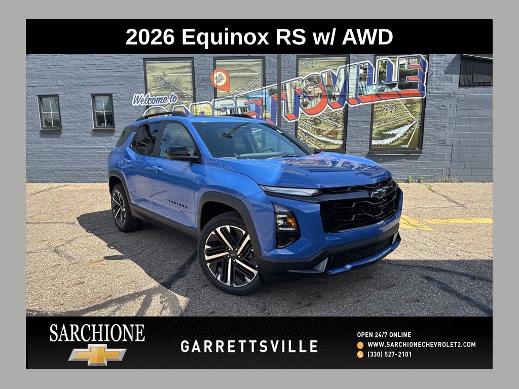 New 2026 Chevrolet Equinox RS w/ Convenience Package III AWD/4WD image 1