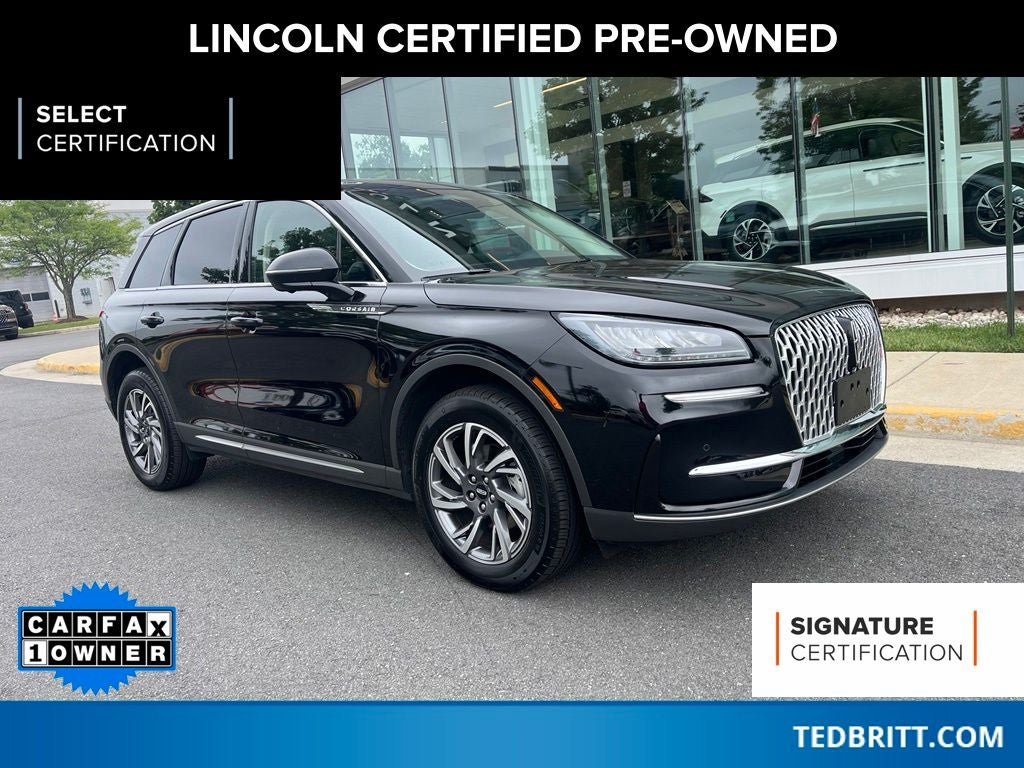 Certified 2023 Lincoln Corsair AWD w/ Equipment Group 101A