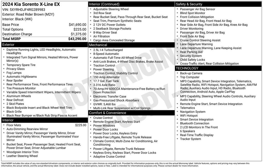 Certified 2024 Kia Sorento X-Line EX AWD/4WD image 8