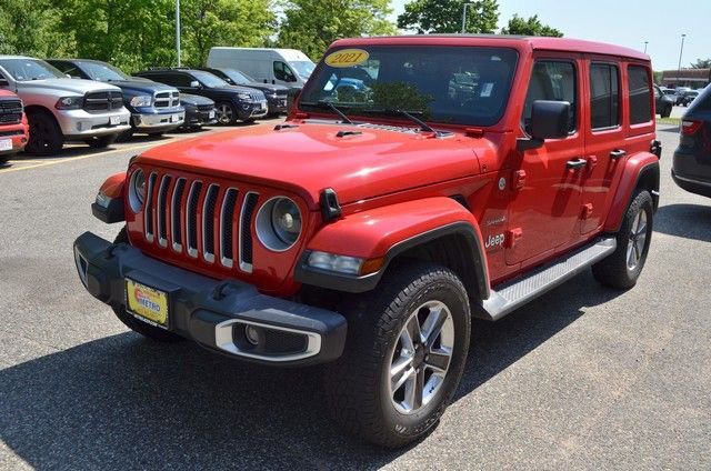 Used 2021 Jeep Wrangler Unlimited Sahara AWD/4WD image 4