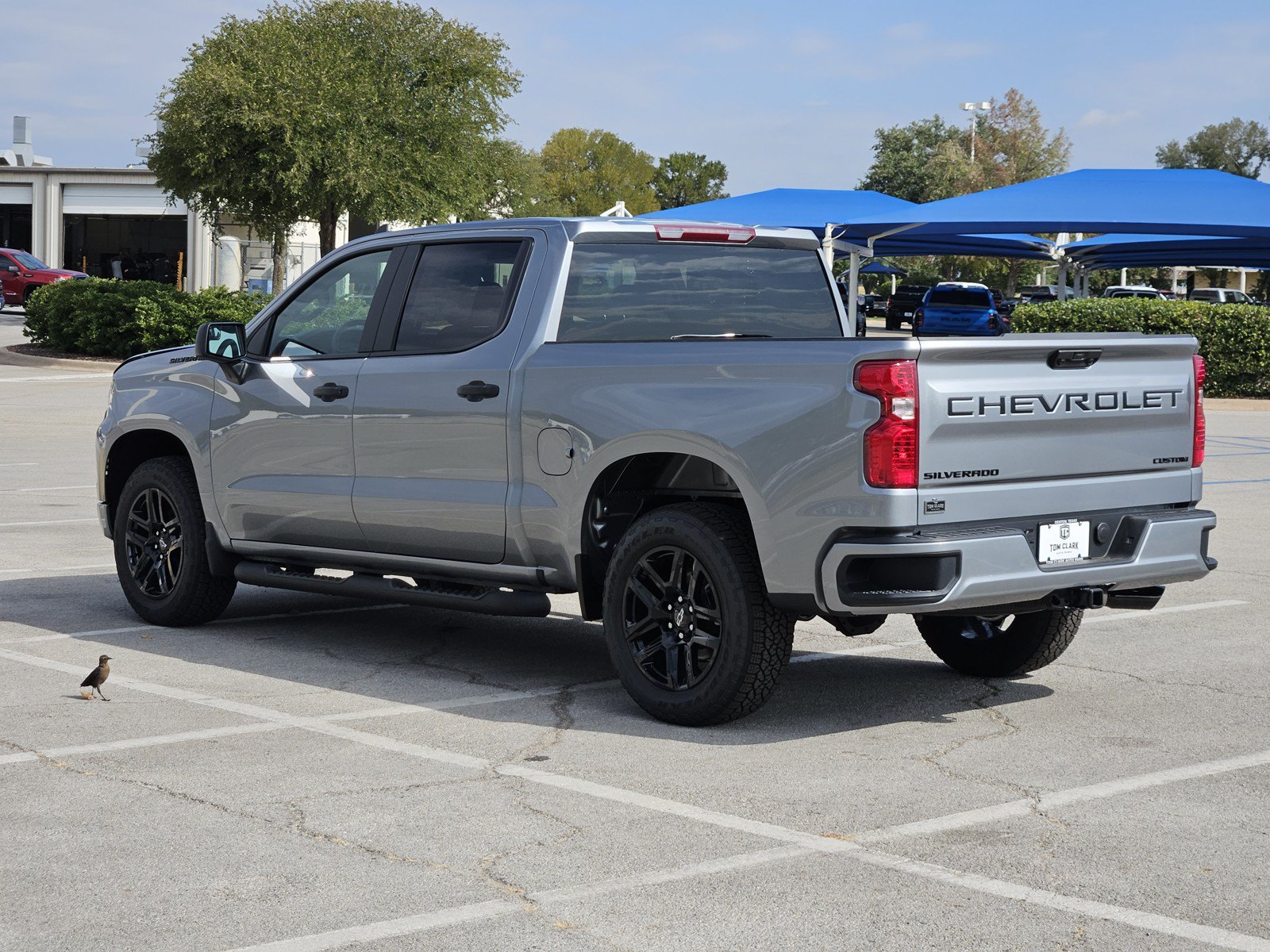 New 2026 Chevrolet Silverado 1500 Custom w/ Turbomax Blackout Package RWD image 3