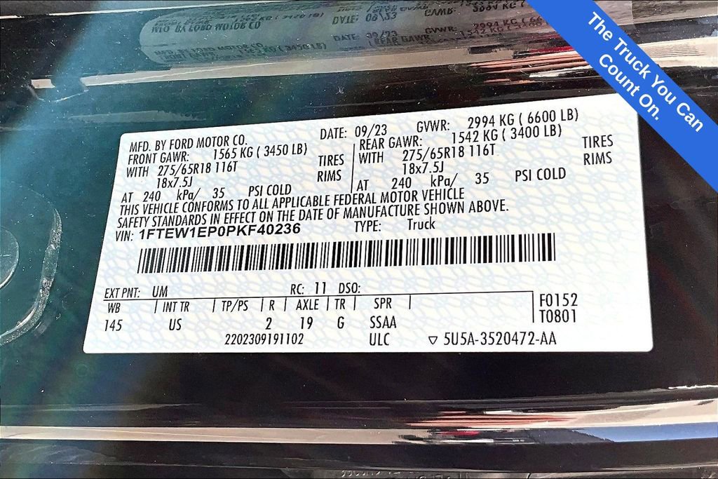 Used 2023 Ford F150 XLT w/ Equipment Group 302A High image 43