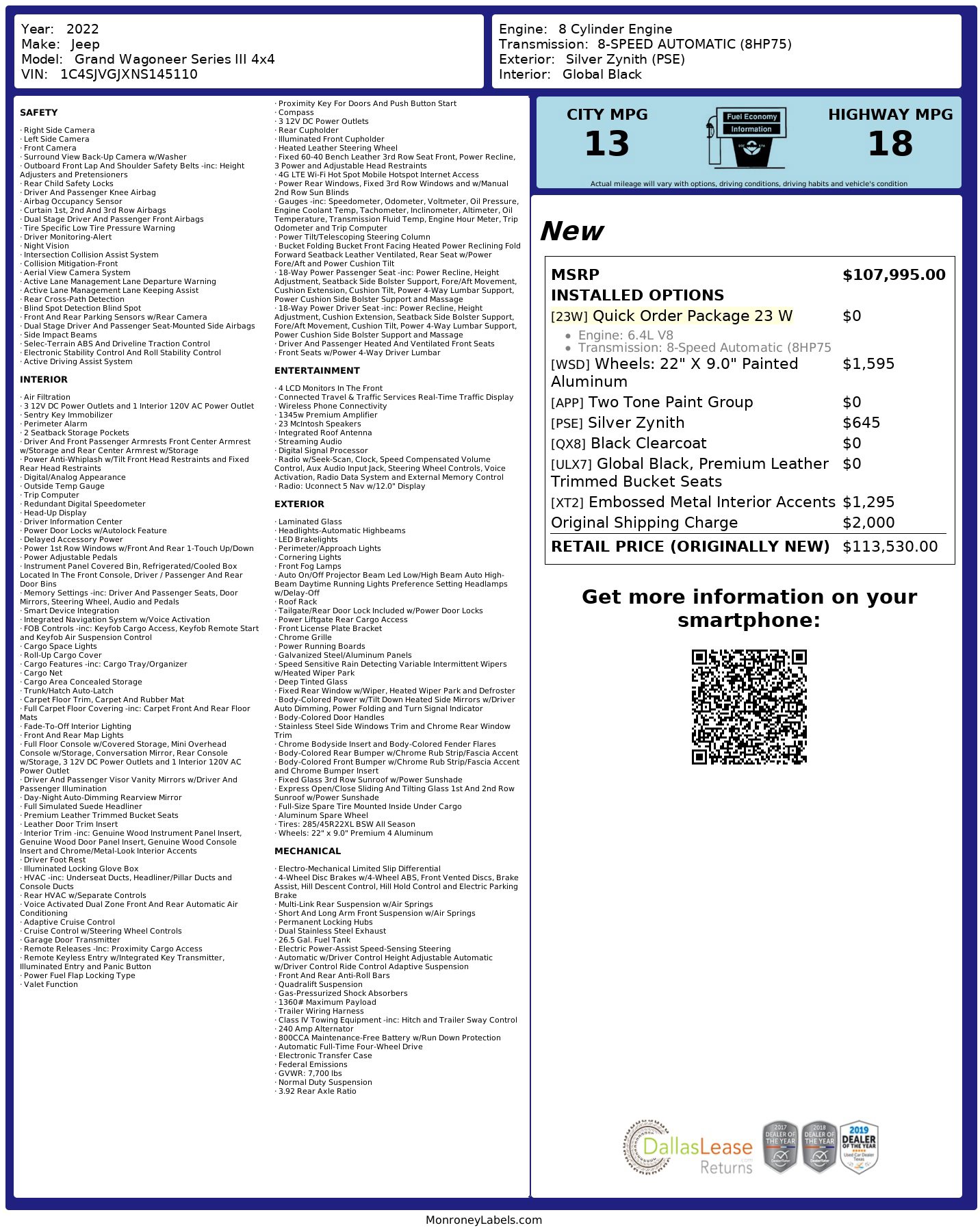 Used 2022 Jeep Grand Wagoneer Series III image 3