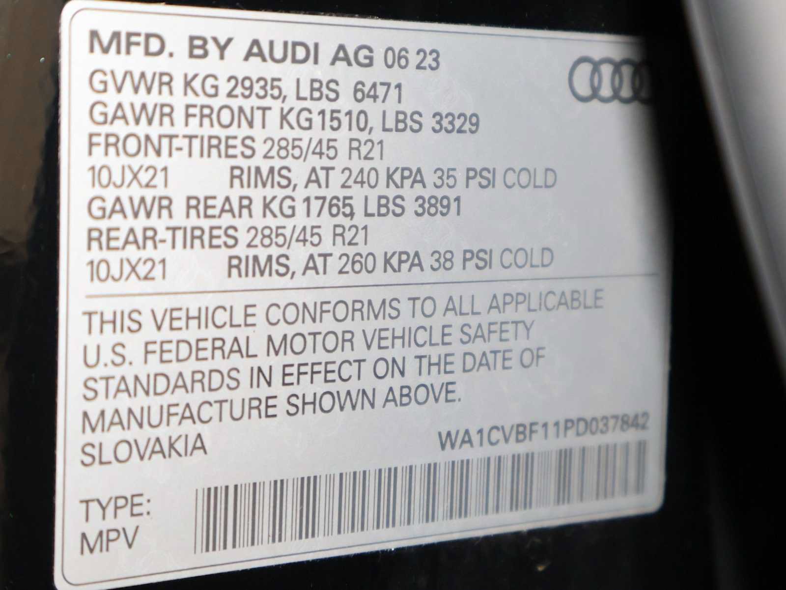 Used 2023 Audi Q8 Prestige w/ Prestige Package AWD/4WD image 42