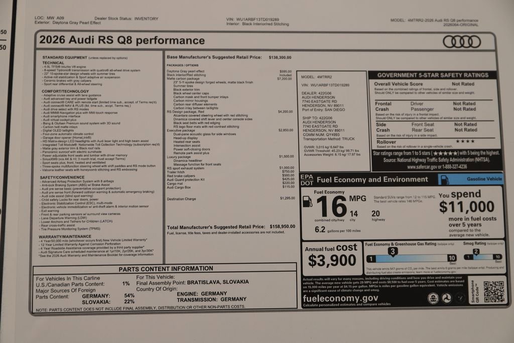 New 2026 Audi RS Q8 performance image 32