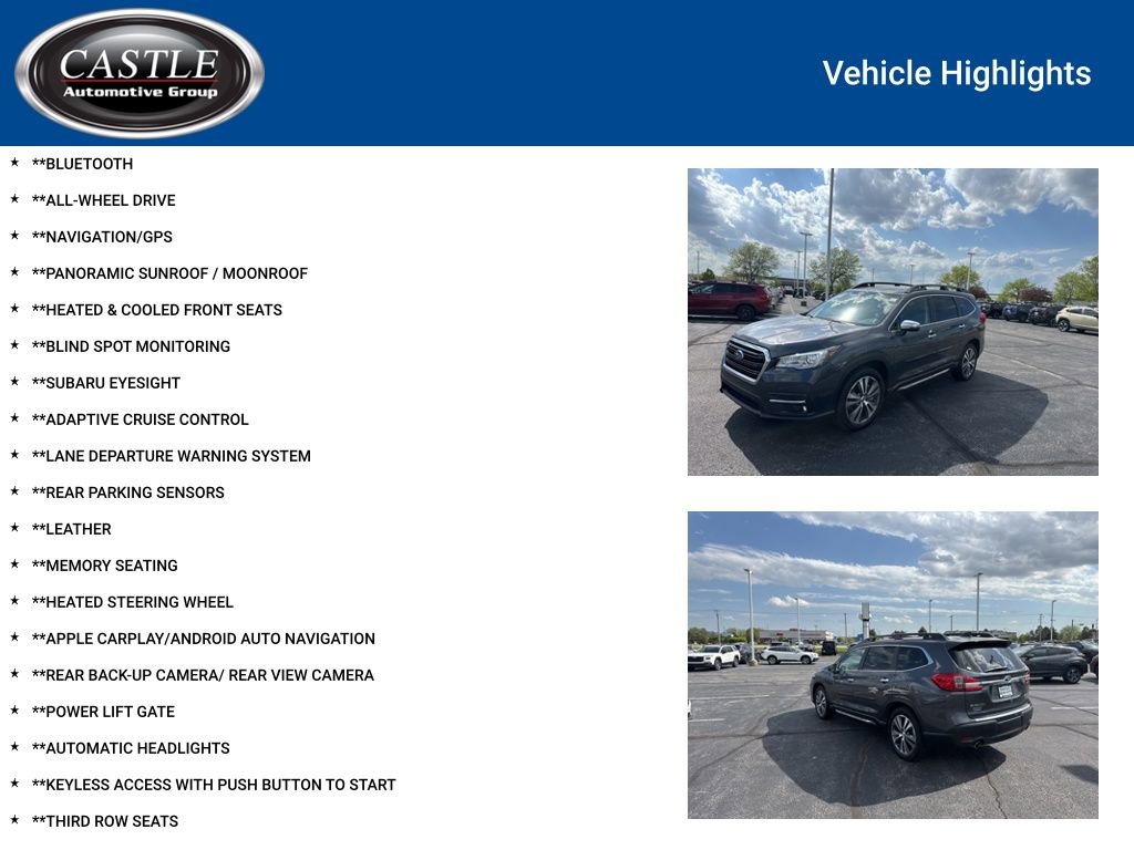 Used 2022 Subaru Ascent Touring AWD/4WD image 3