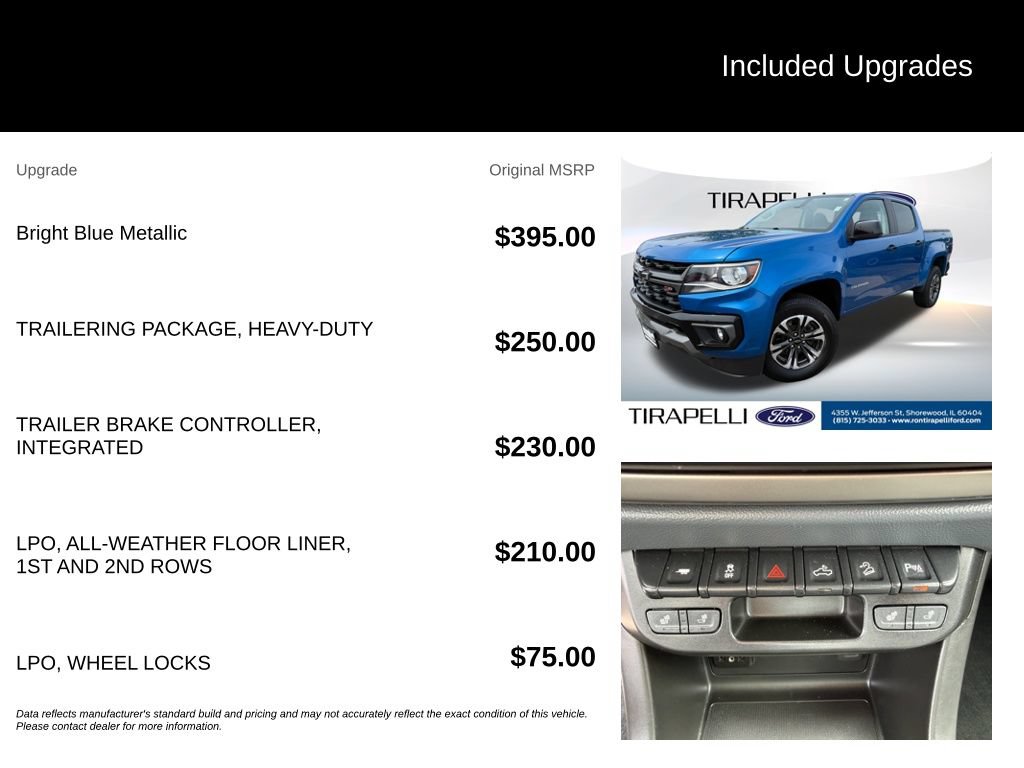 Used 2021 Chevrolet Colorado Z71 AWD/4WD image 12