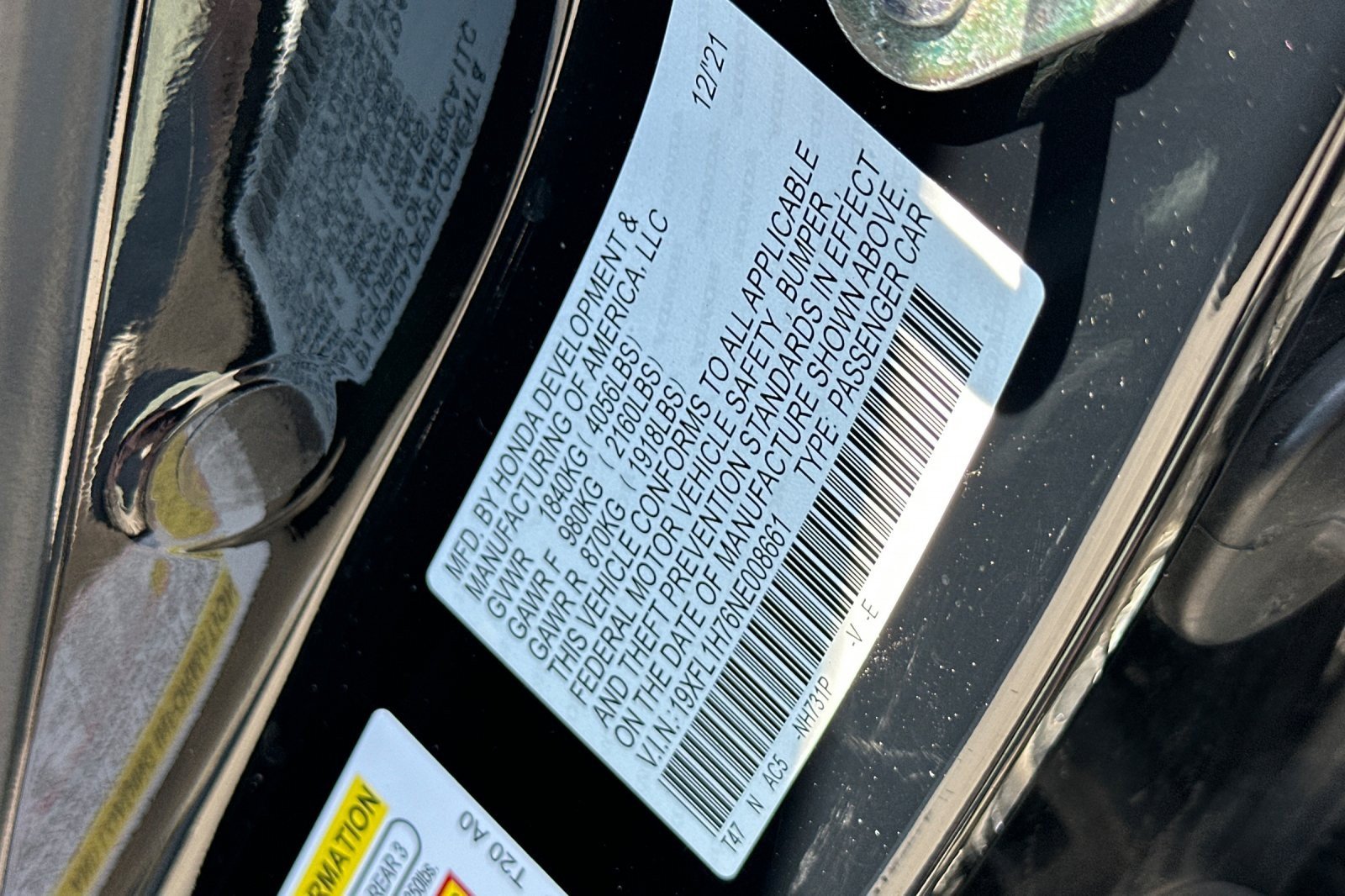 Used 2022 Honda Civic EX-L image 27