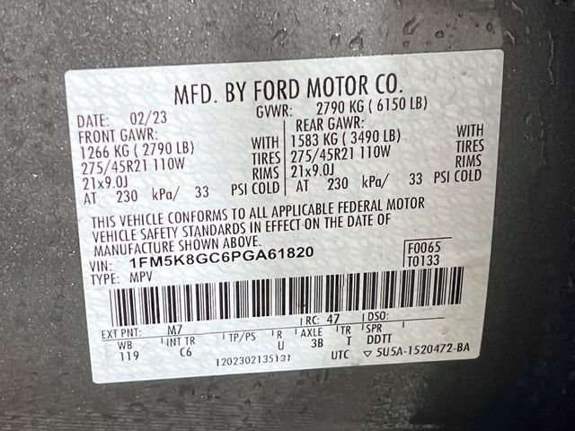 Used 2023 Ford Explorer ST w/ Equipment Group 401A AWD/4WD image 11