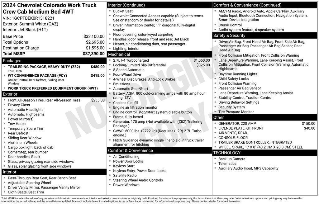Certified 2024 Chevrolet Colorado W/T image 8