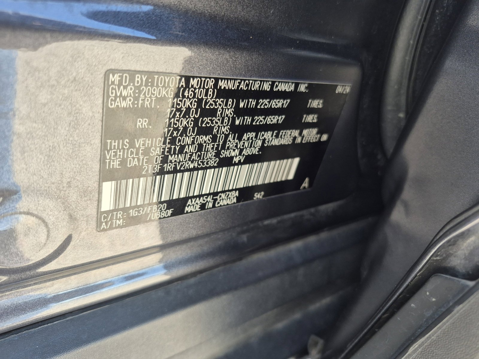 Certified 2024 Toyota RAV4 LE AWD/4WD image 26