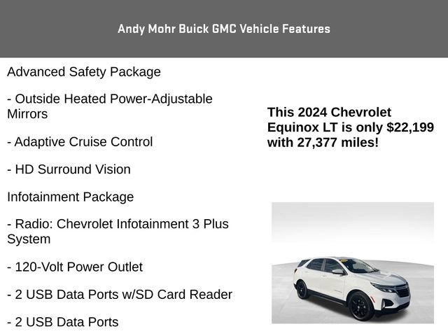 Used 2024 Chevrolet Equinox LT FWD image 12