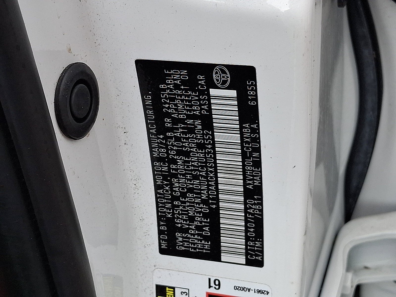 Certified 2025 Toyota Camry LE FWD image 27