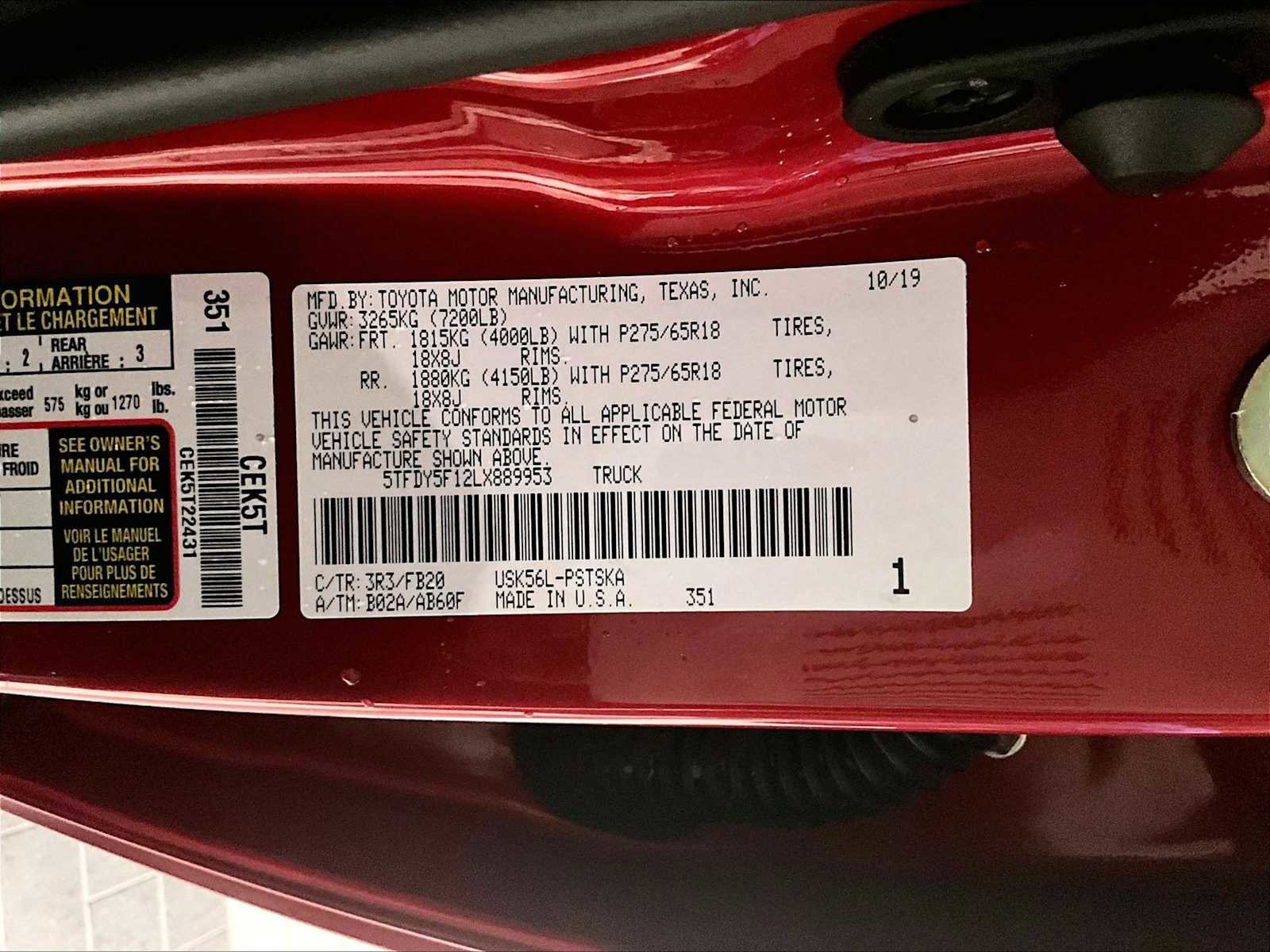 Used 2020 Toyota Tundra SR5 image 38