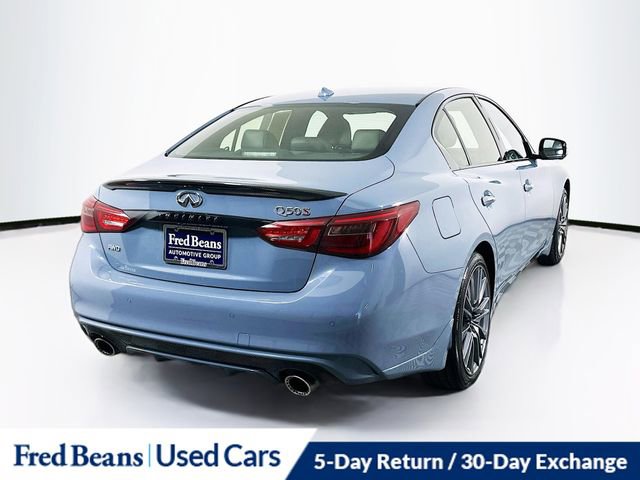 Used 2023 INFINITI Q50 Red Sport 400 w/ Carbon Fiber Package AWD/4WD image 8