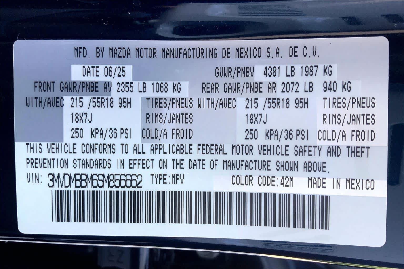 Certified 2025 MAZDA CX-30 AWD 2.5 S w/ Select Sport Pkg image 34