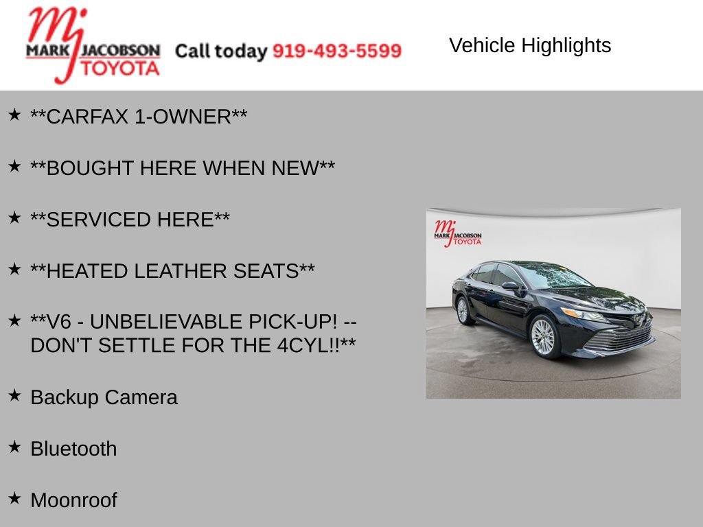 Used 2020 Toyota Camry XLE FWD image 6