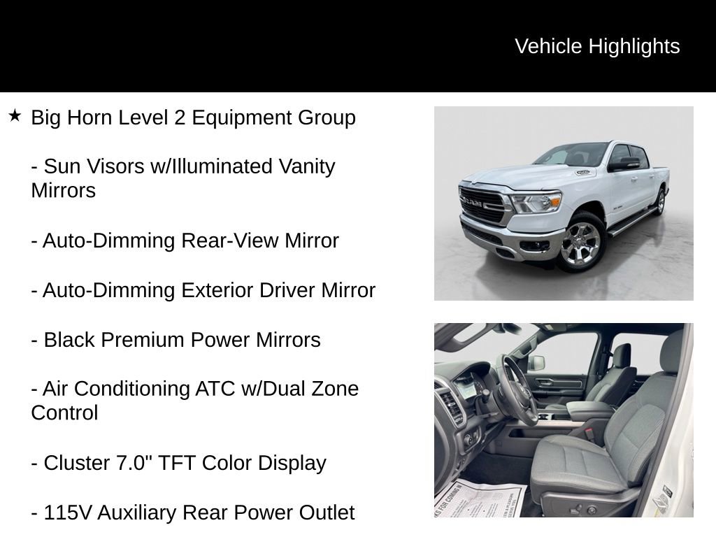 Used 2021 RAM 1500 Big Horn AWD/4WD image 11