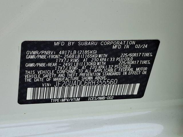 Certified 2024 Subaru Crosstrek 2.0i Premium AWD/4WD image 26