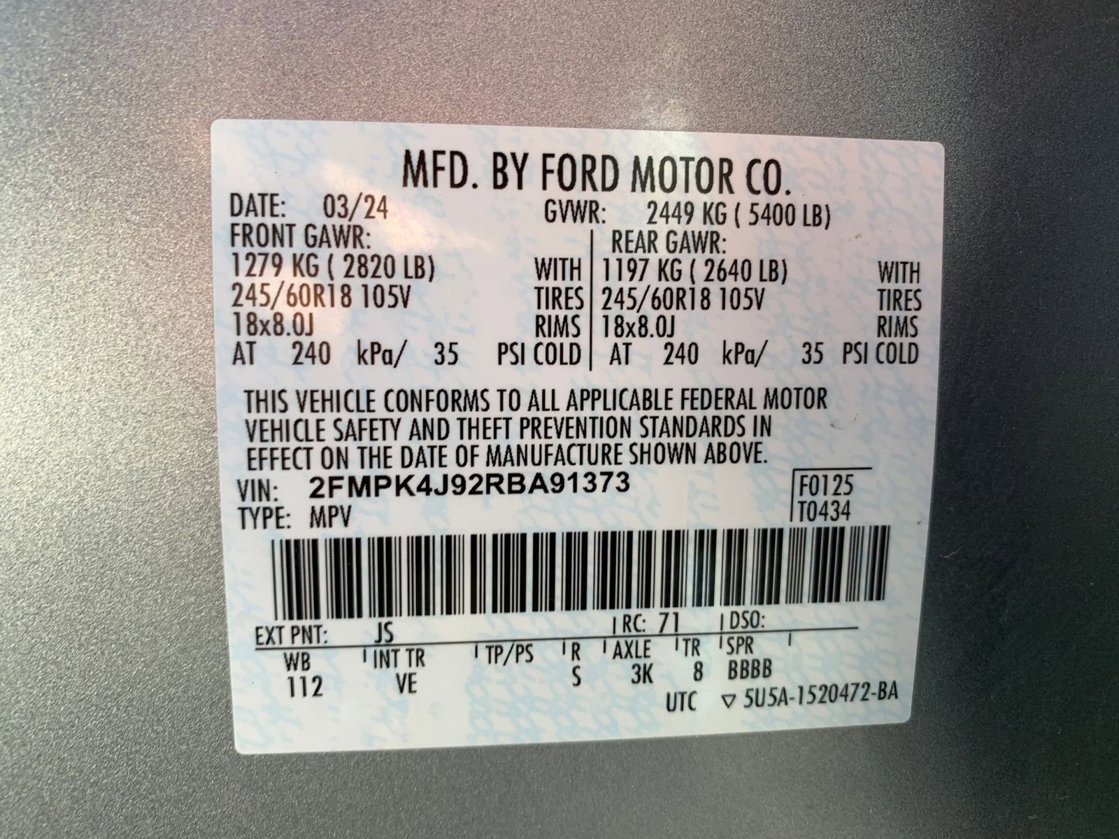 Used 2024 Ford Edge SEL image 29