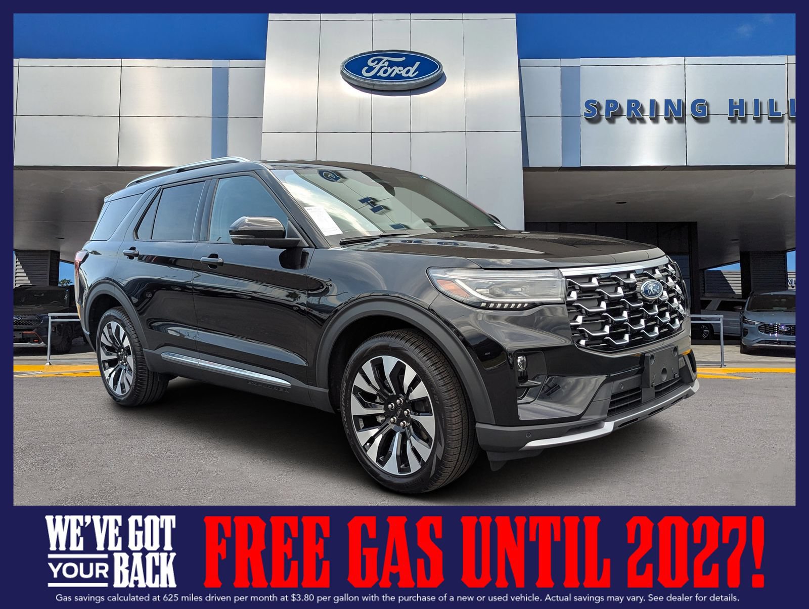 New 2026 Ford Explorer Platinum w/ LUX Leather Package AWD/4WD image 1
