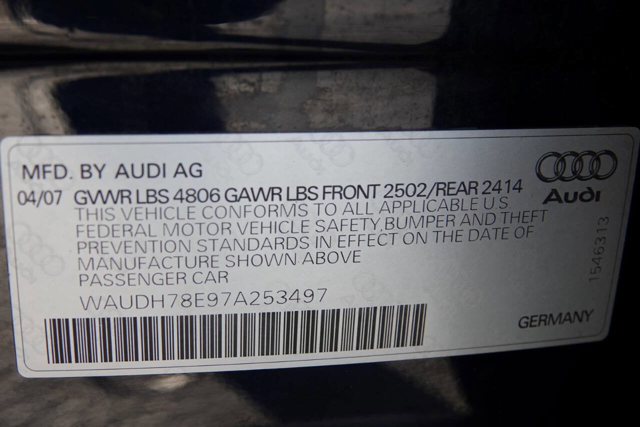 Used 2007 Audi A4 3.2 AWD/4WD image 91