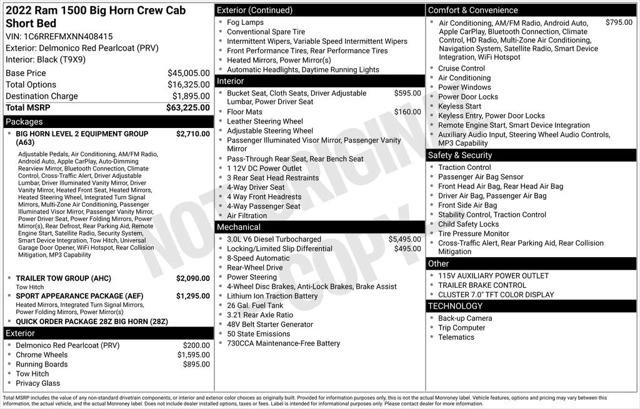 Certified 2022 RAM 1500 Big Horn RWD image 8