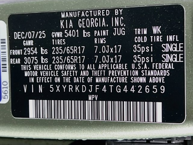 Used 2026 Kia Sorento SX Prestige w/ Olive Brown Leather Package AWD/4WD image 11