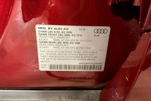 Used 2018 Audi SQ5 Prestige w/ Prestige Package image 35