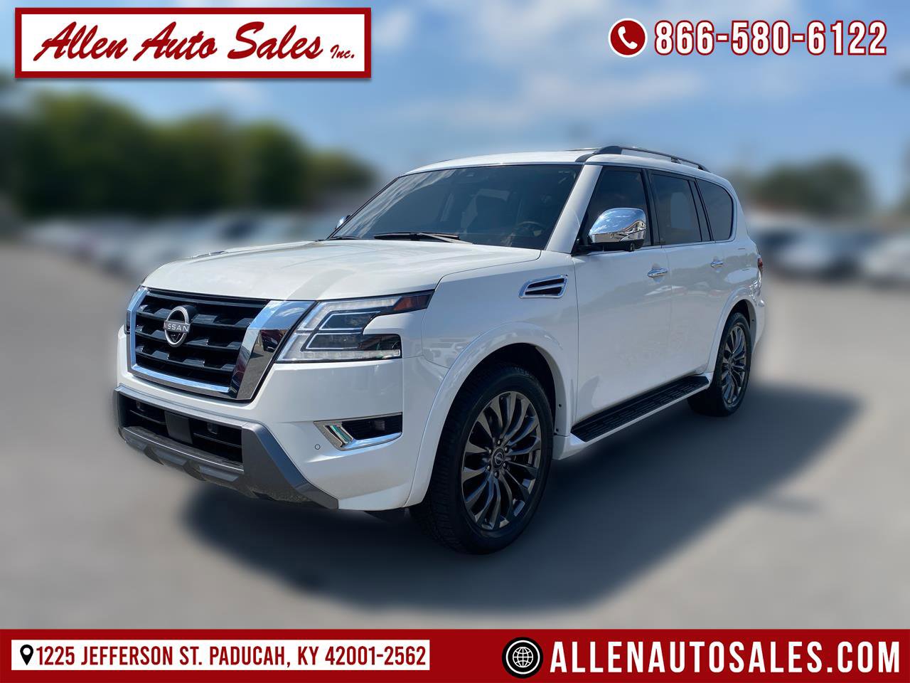 Used 2024 Nissan Armada Platinum w/ Captain's Chairs Package image 1