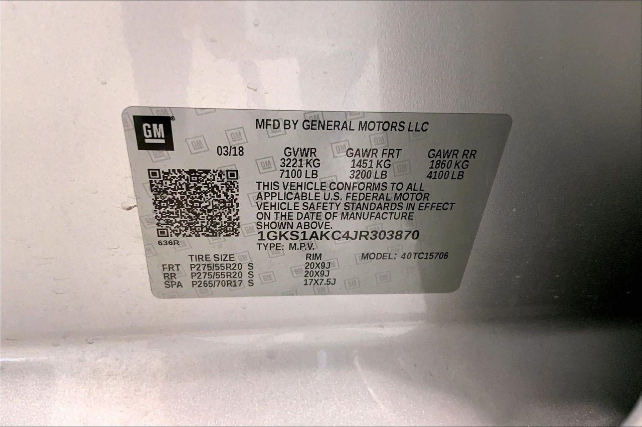 Used 2018 GMC Yukon SLE w/ SLE Value Package RWD image 8