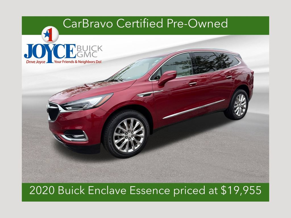 Certified 2020 Buick Enclave Essence w/ Sound and Sites Package