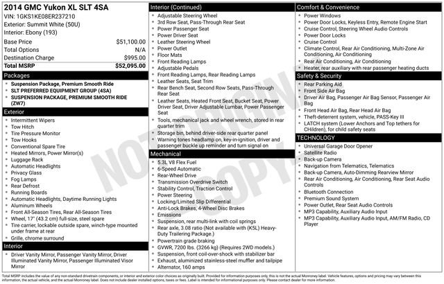 Used 2014 GMC Yukon XL SLT RWD image 5