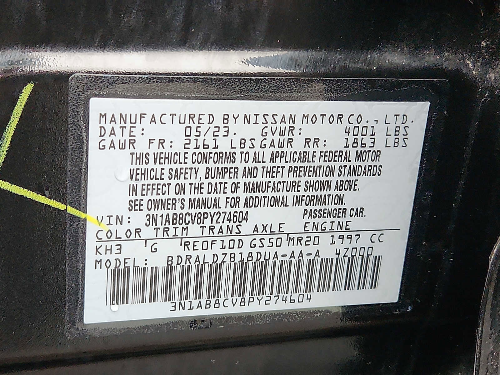 Used 2023 Nissan Sentra SV image 25