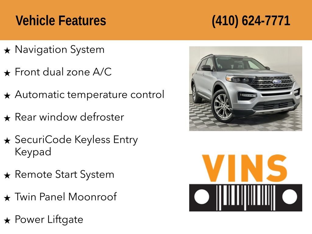 Used 2023 Ford Explorer XLT w/ Equipment Group 202A image 5