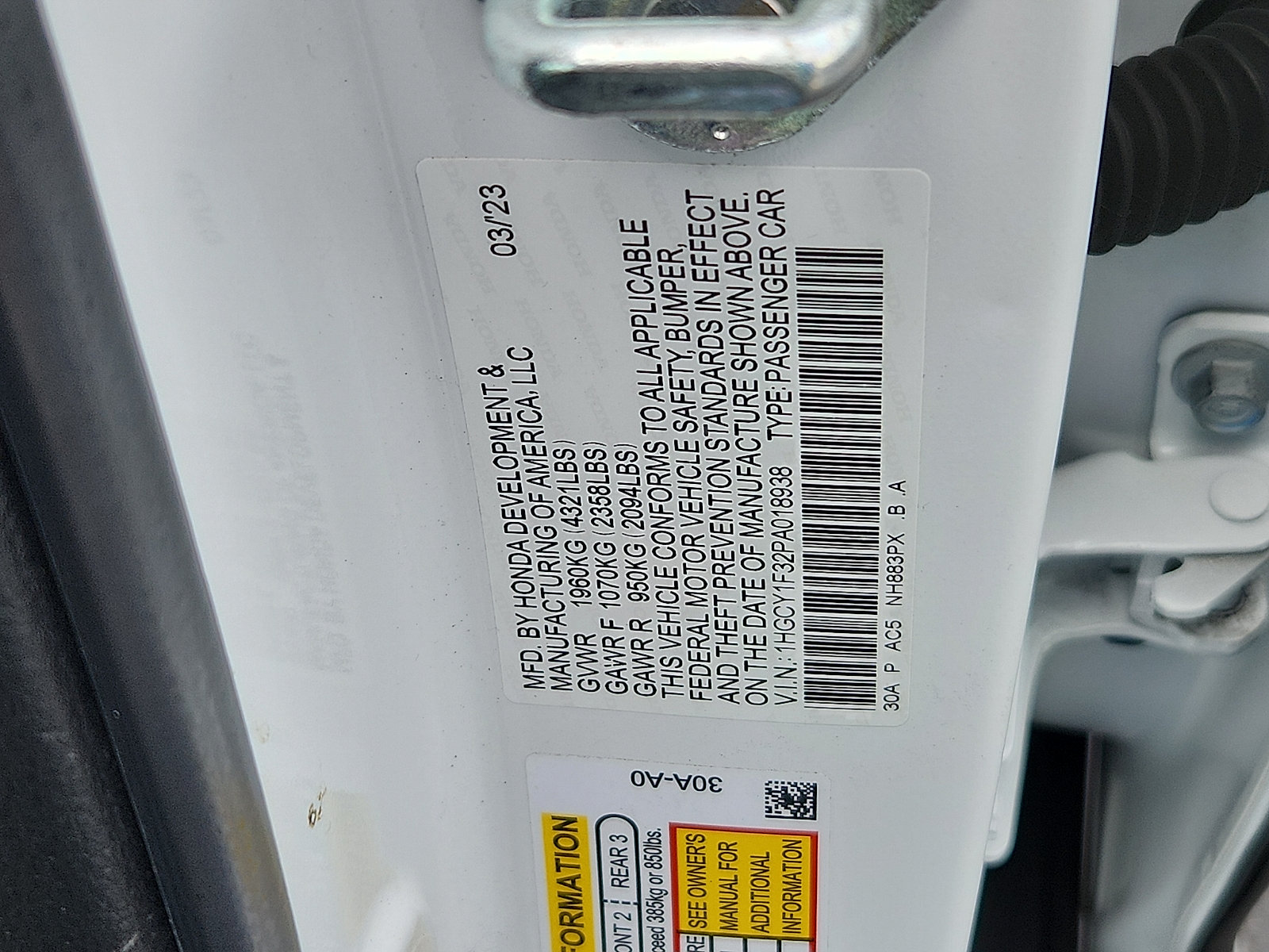 Used 2023 Honda Accord EX image 26