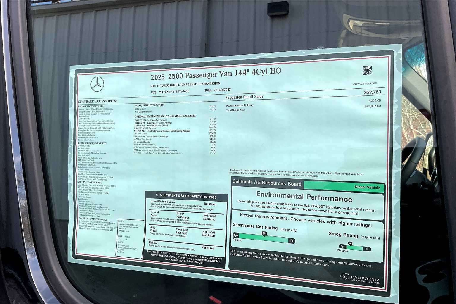 New 2025 Mercedes-Benz Sprinter 2500 image 17