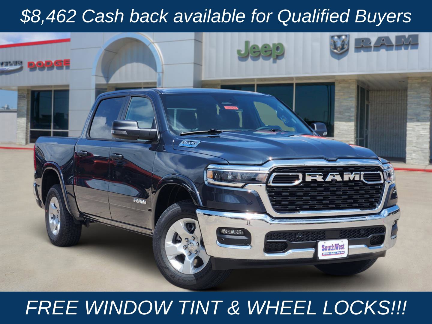 New 2026 RAM 1500 Lone Star AWD/4WD 360° Tour