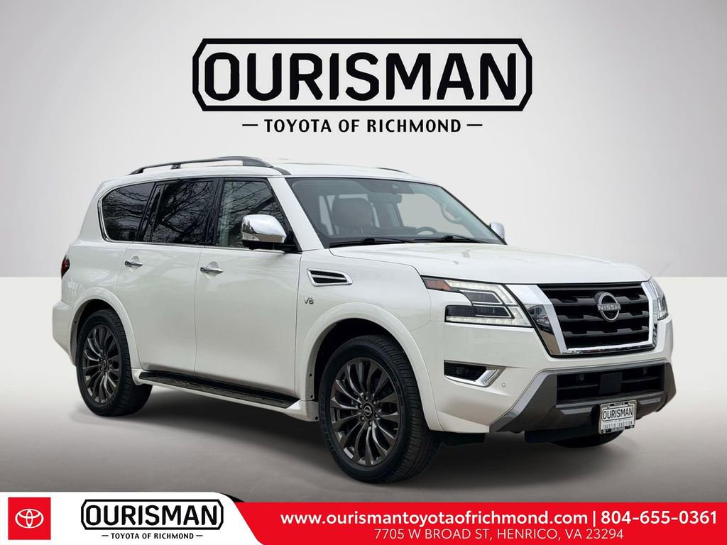 Used 2022 Nissan Armada Platinum w/ Captain's Chairs Package image 1