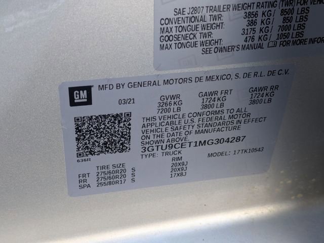 Used 2021 GMC Sierra 1500 Elevation w/ Preferred Package image 39