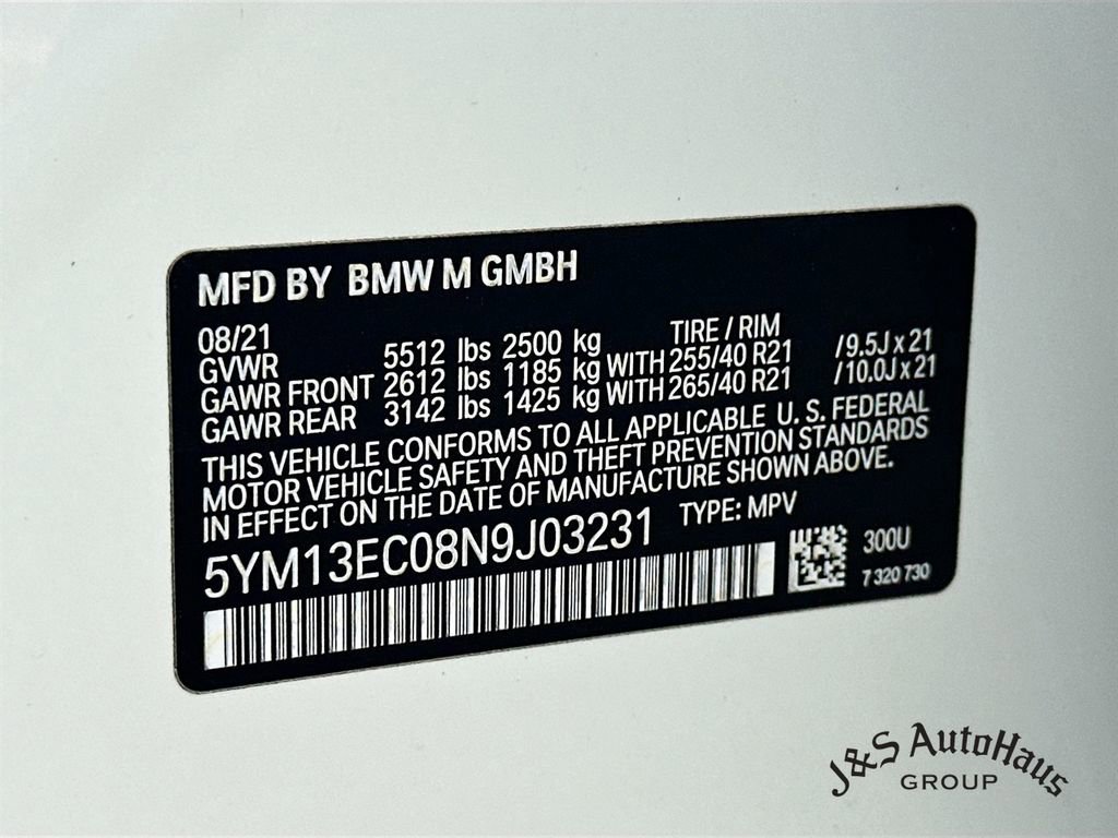 Used 2022 BMW X3 M w/ Executive Package image 39