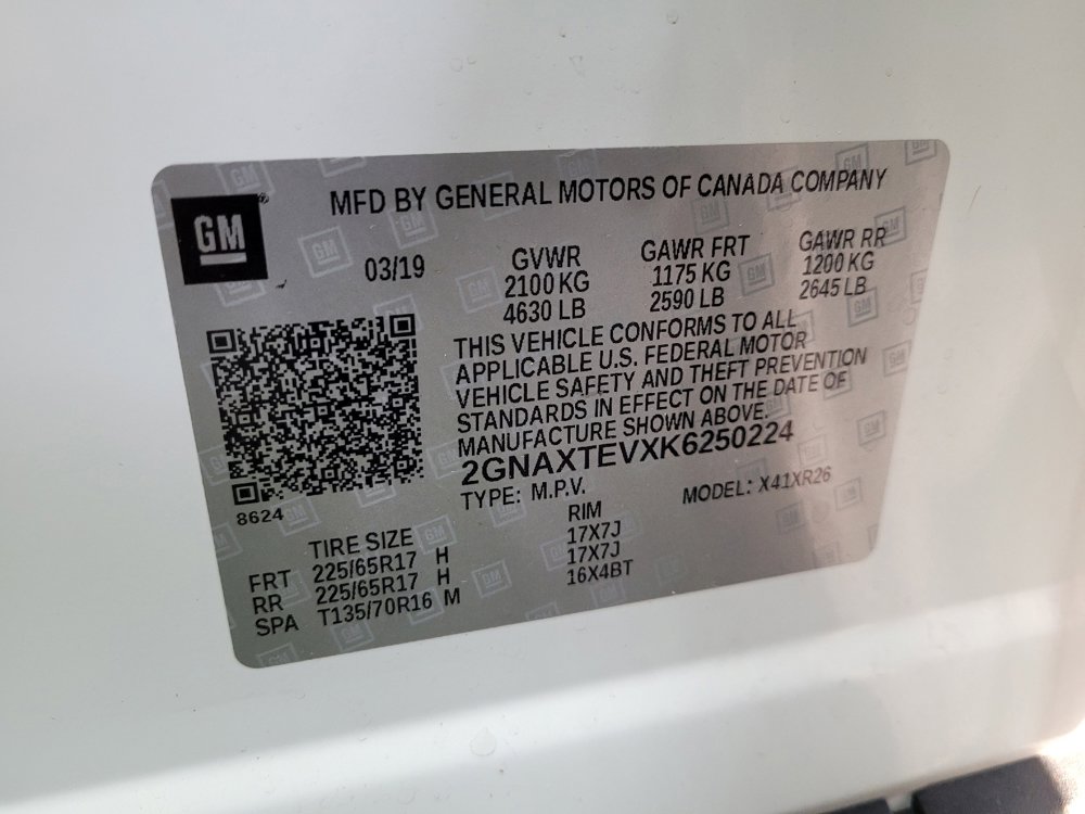 Used 2019 Chevrolet Equinox LT AWD/4WD image 33