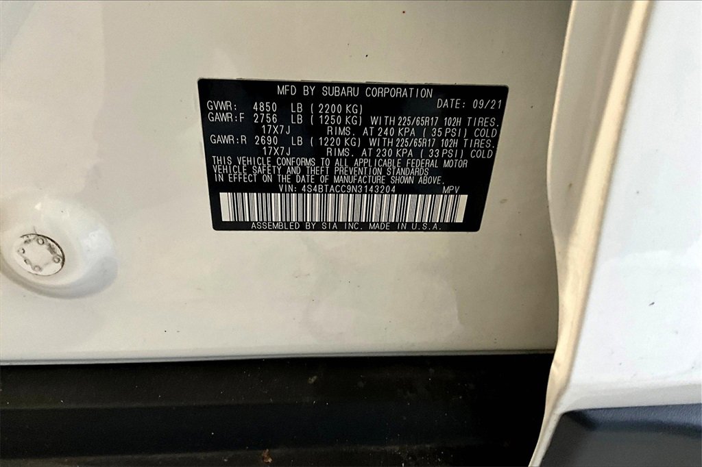 Used 2022 Subaru Outback Premium image 18