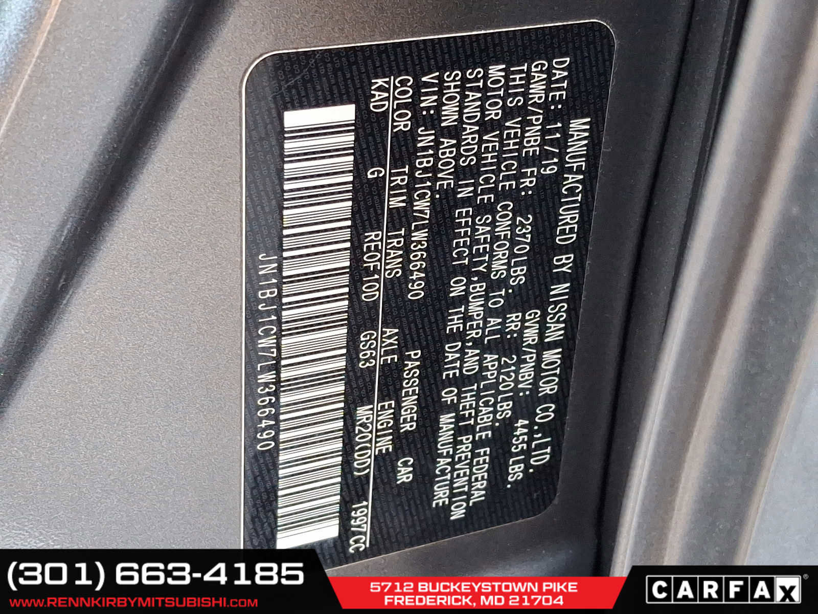 Used 2020 Nissan Rogue Sport SV w/ All-Weather Package image 49