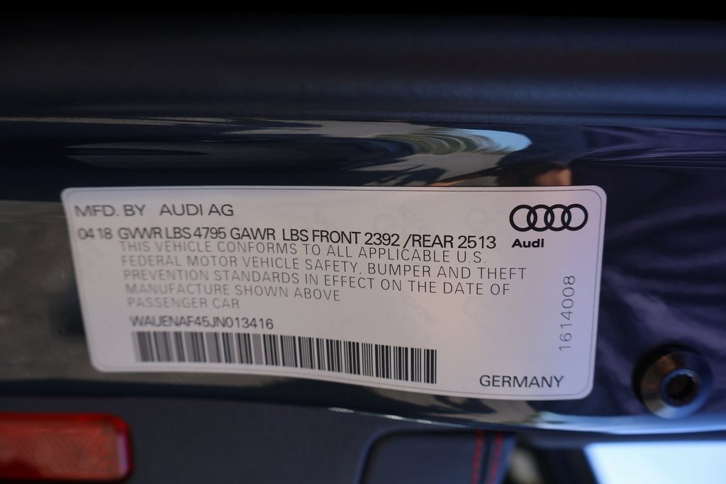 Used 2018 Audi A4 2.0T Premium Plus w/ Premium Plus Package image 29