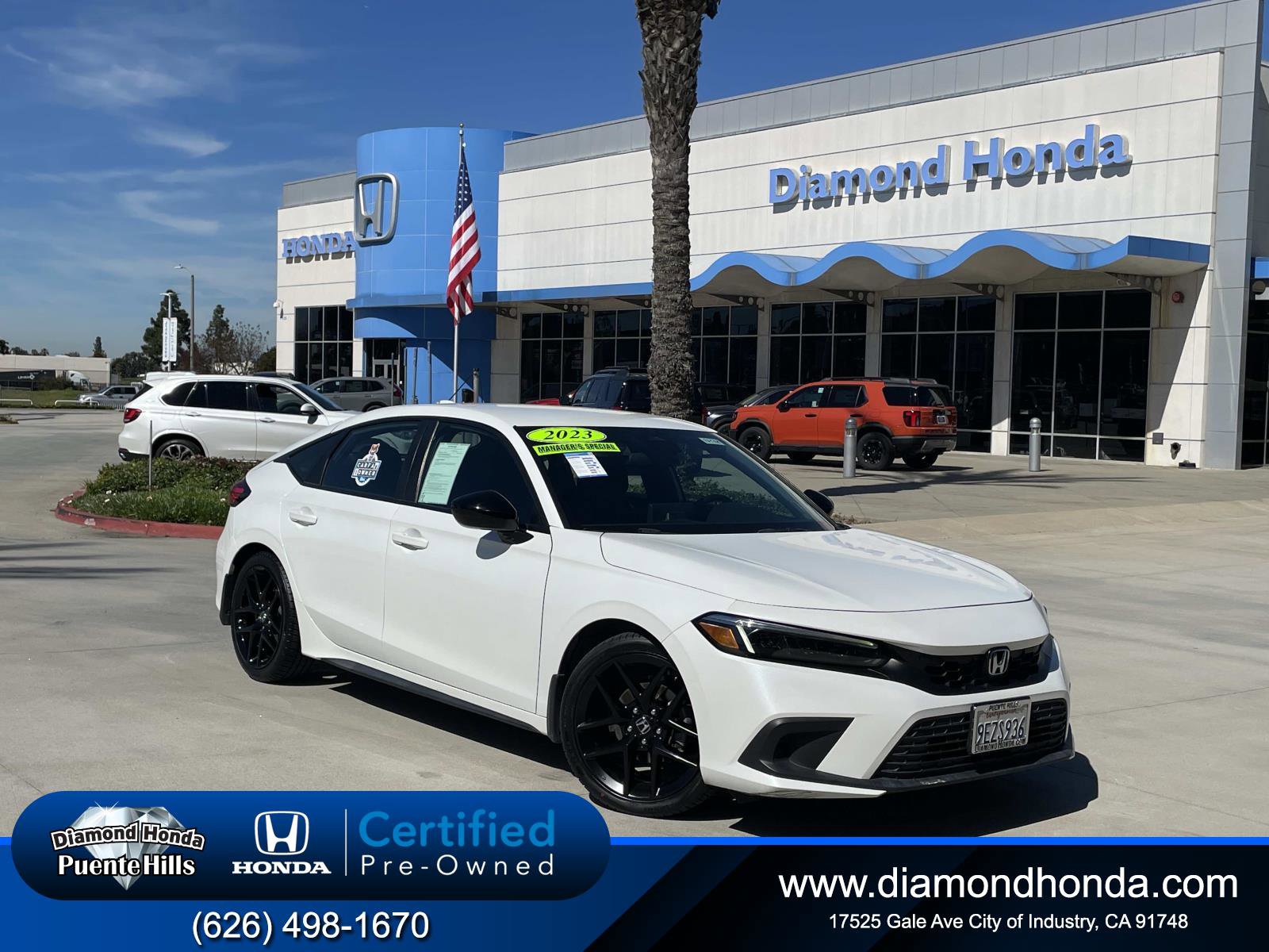 Certified 2023 Honda Civic Sport