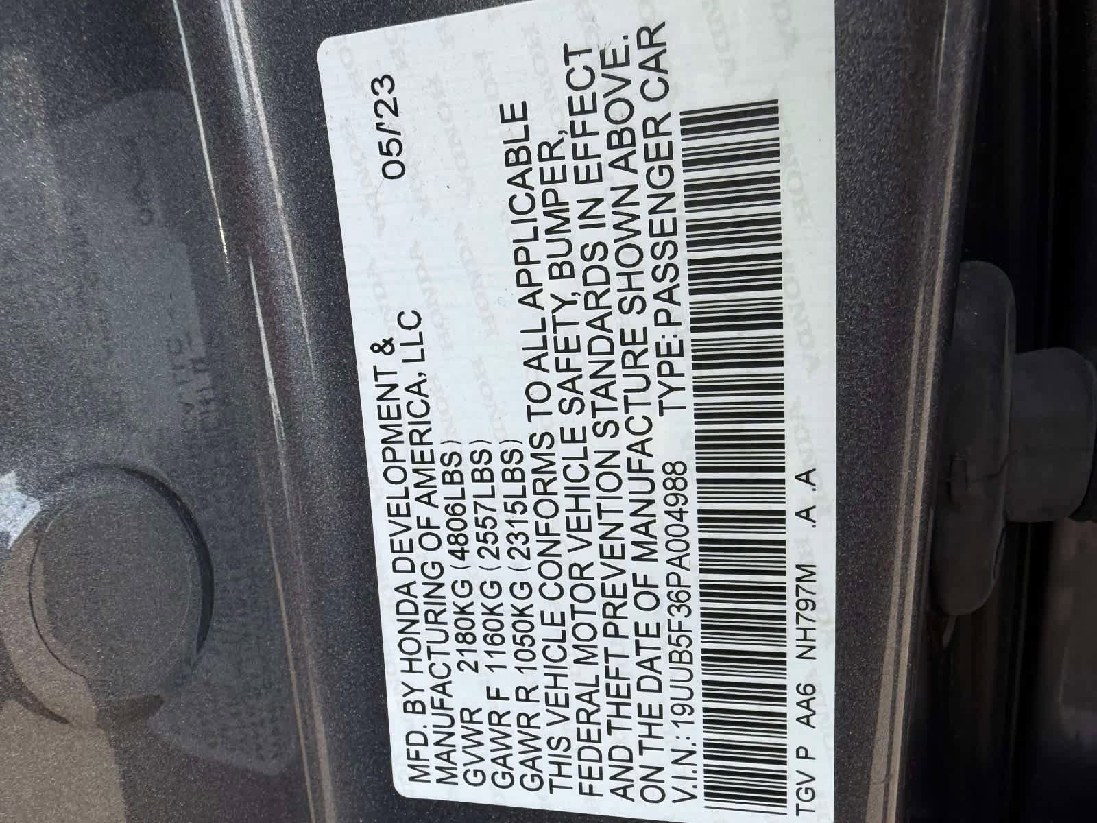 Certified 2023 Acura TLX FWD image 23