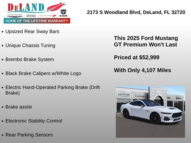 Used 2025 Ford Mustang GT Premium w/ GT Performance Package RWD image 25