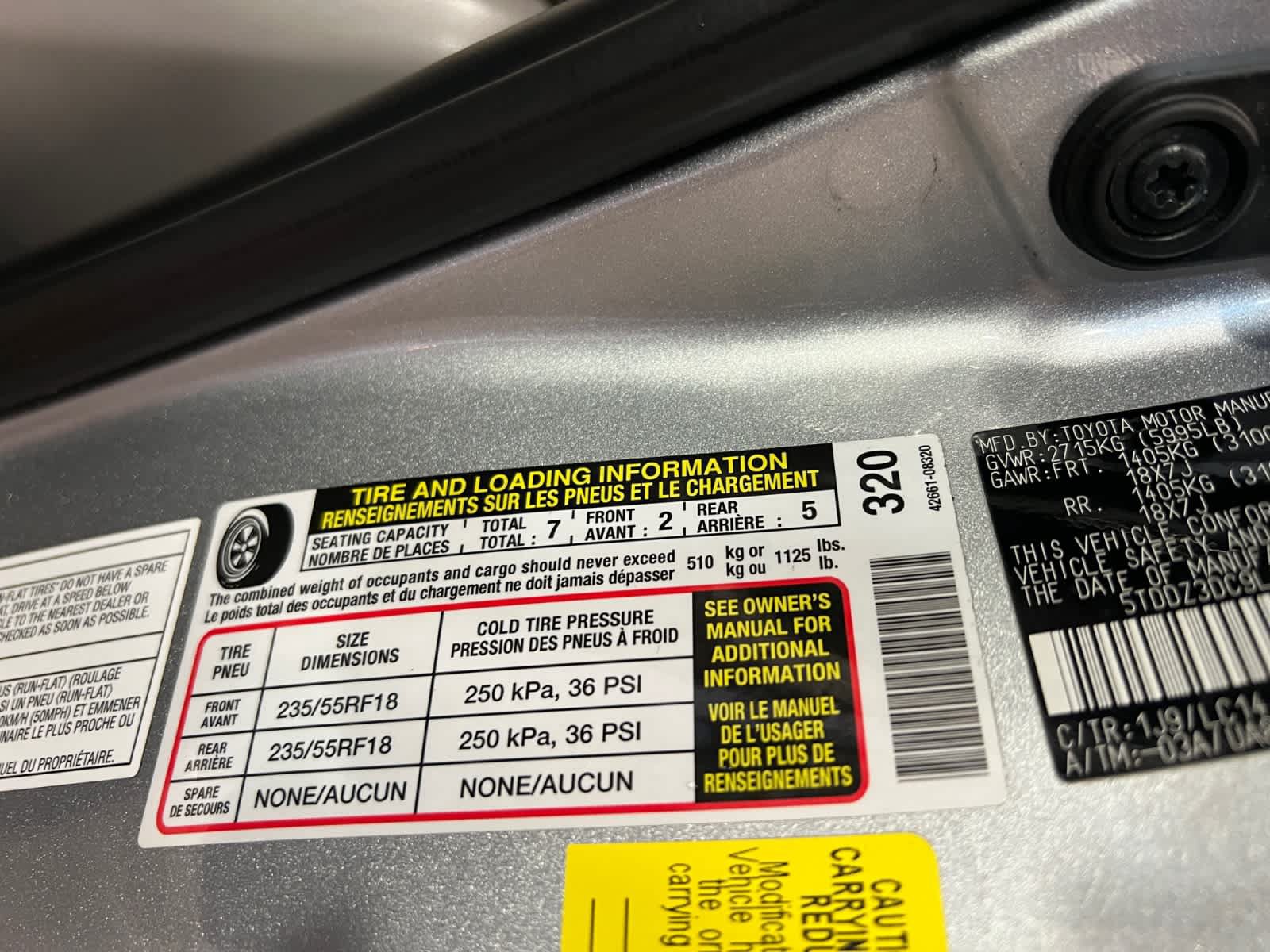 Used 2020 Toyota Sienna XLE Premium AWD/4WD image 5