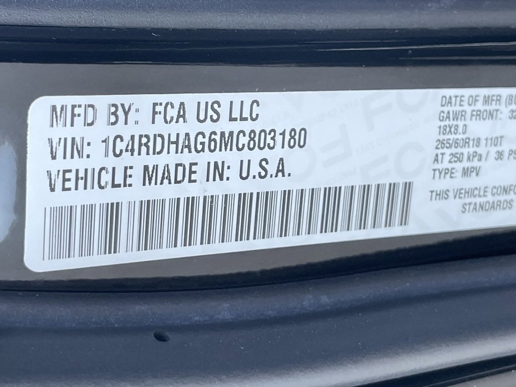 Used 2021 Dodge Durango SXT w/ 3rd Row Seating Group image 37